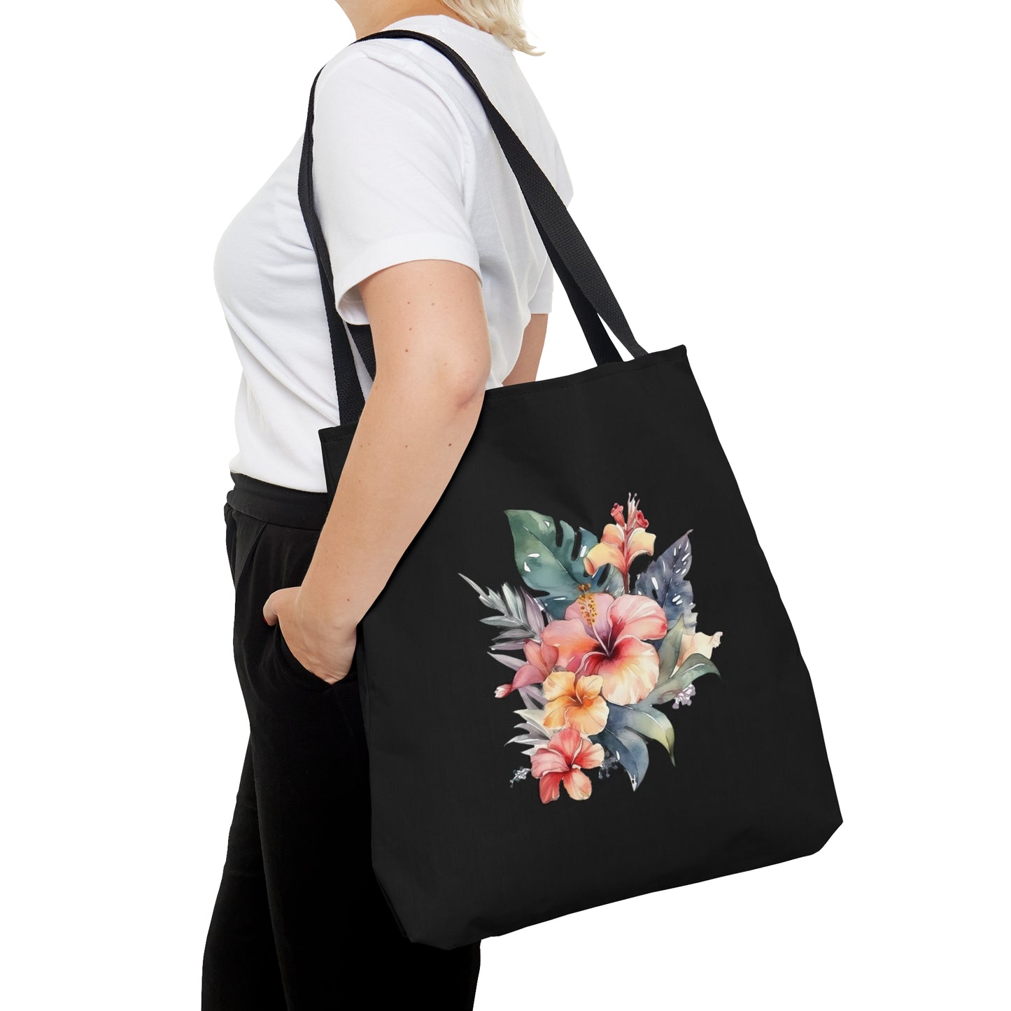 Island Flowers Tote Bag