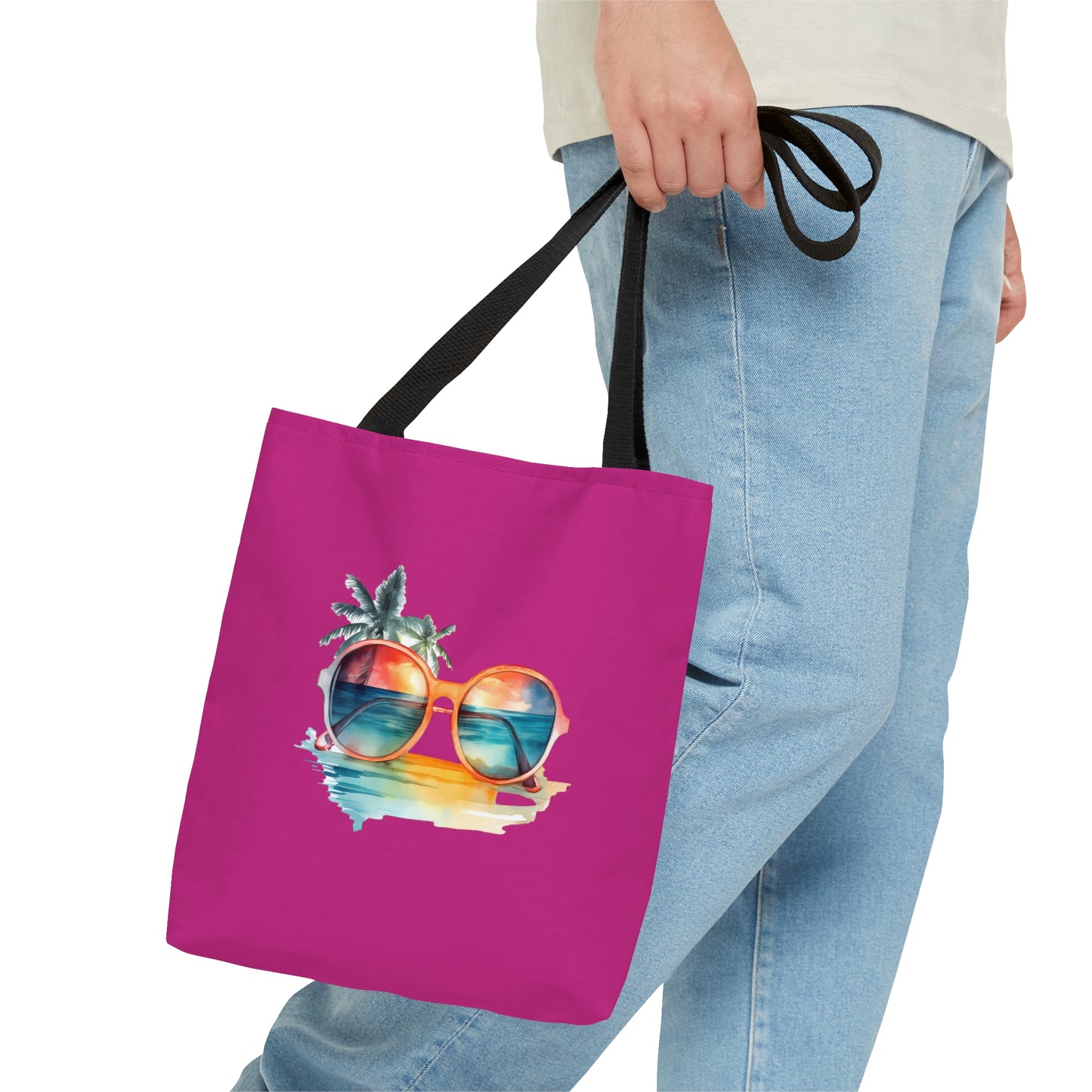 Sunglasses and Palm Trees Tote Bag