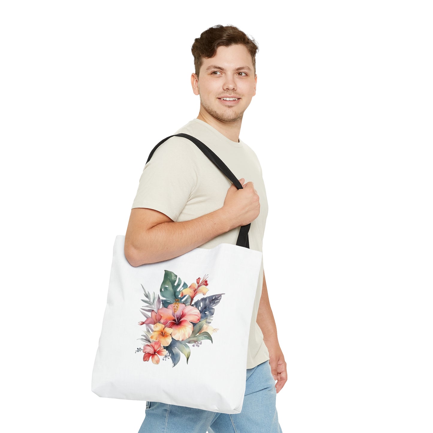 Island Flowers Tote Bag