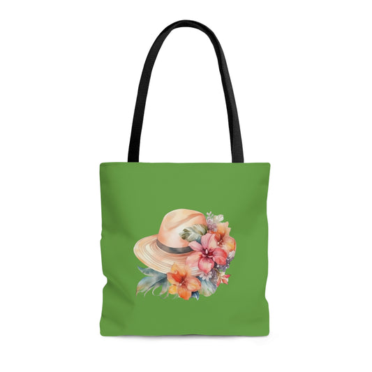 Flowers and Hat Tote Bag