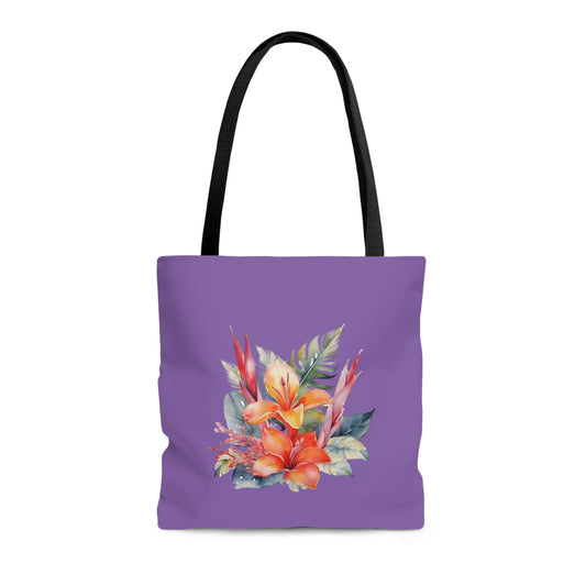 Beautiful Island Flowers Tote Bag