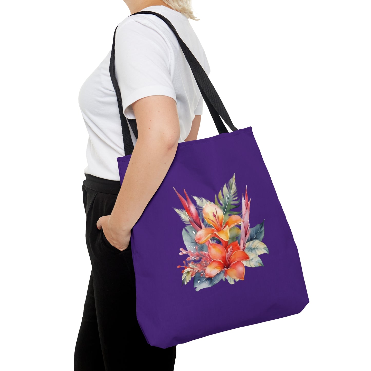 Beautiful Island Flowers Tote Bag