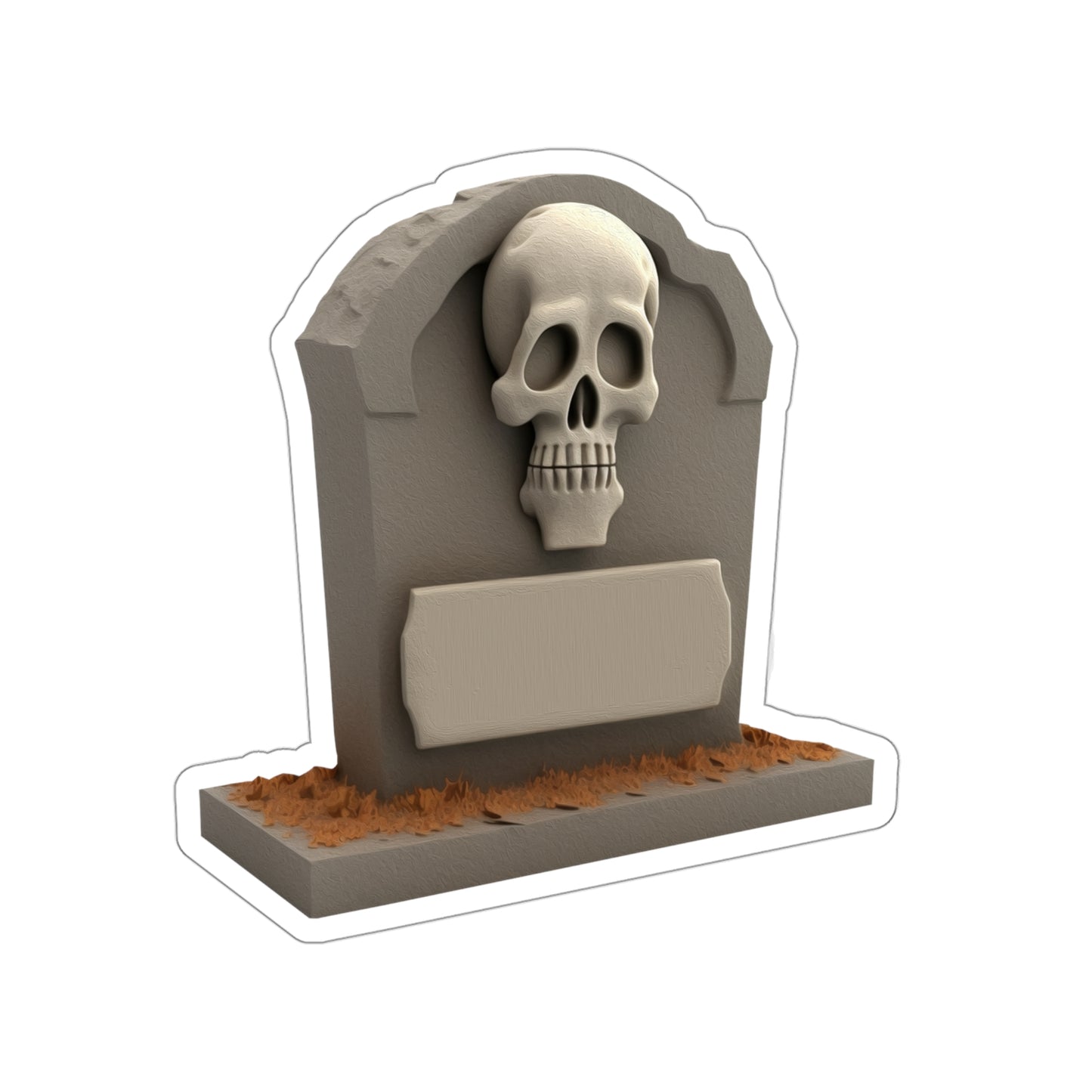 Halloween Tombstone Indoor Vinyl Sticker