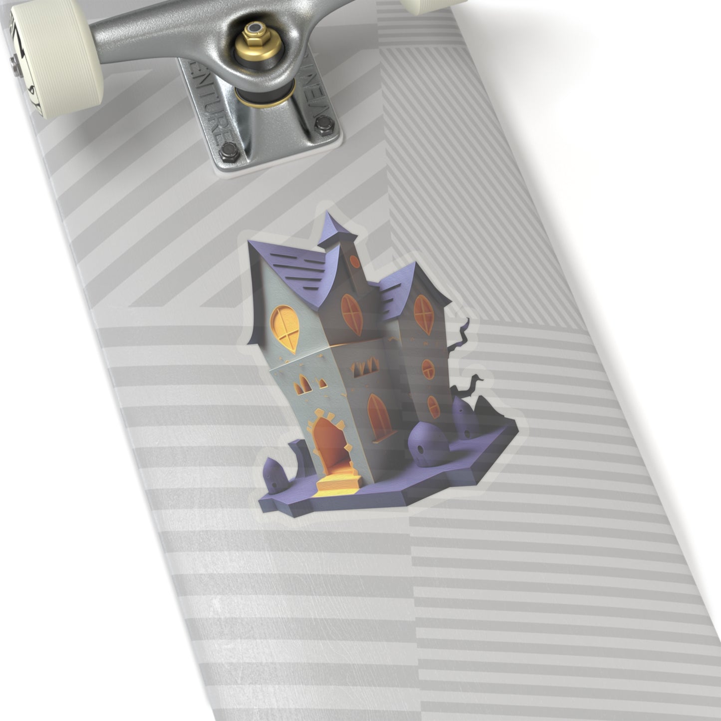 Halloween Haunted House Indoor Vinyl Sticker