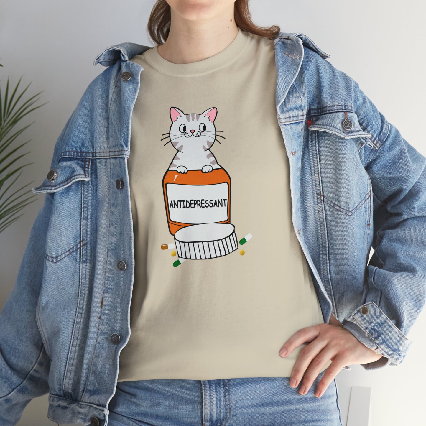 Antidepressant Cat Shirt