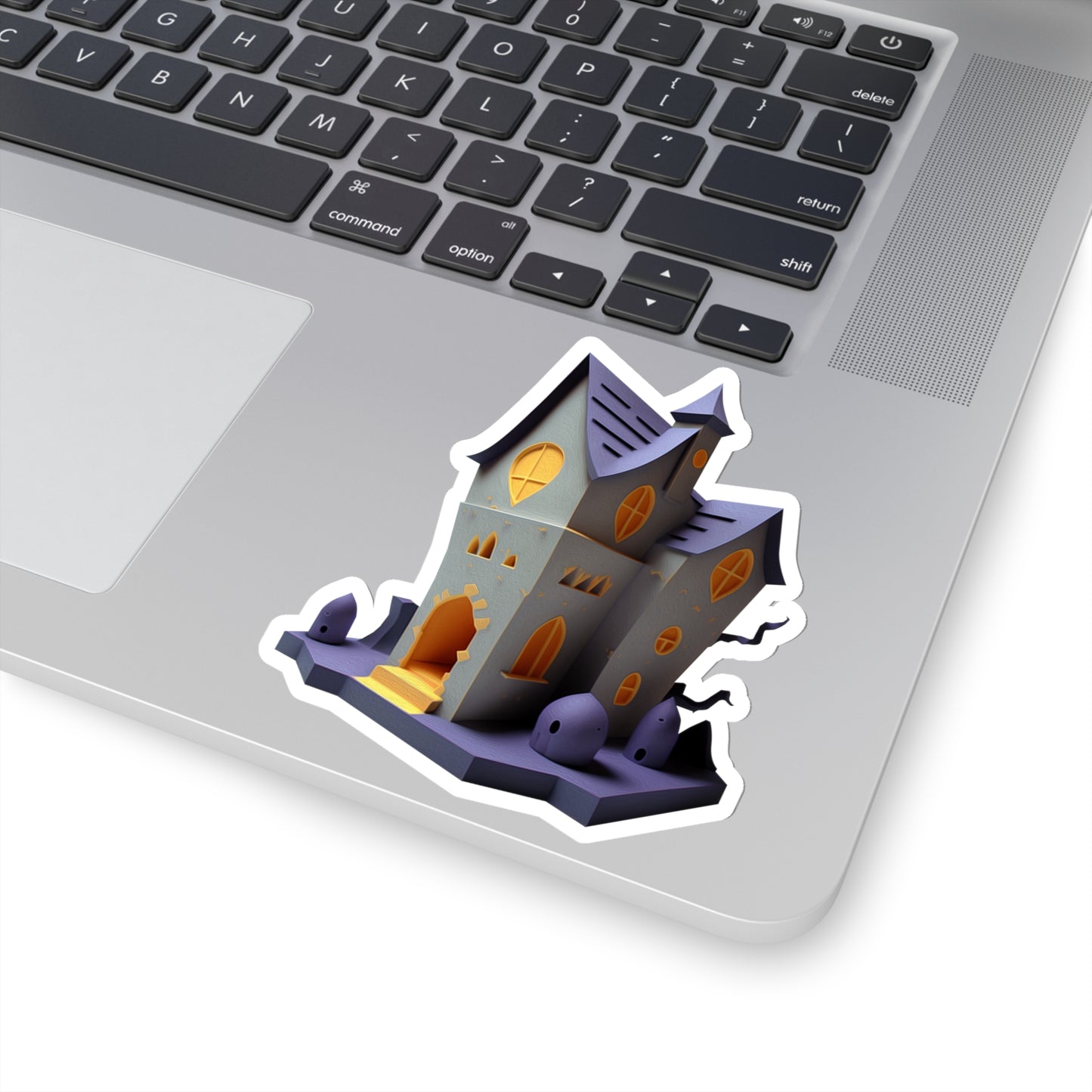 Halloween Haunted House Indoor Vinyl Sticker