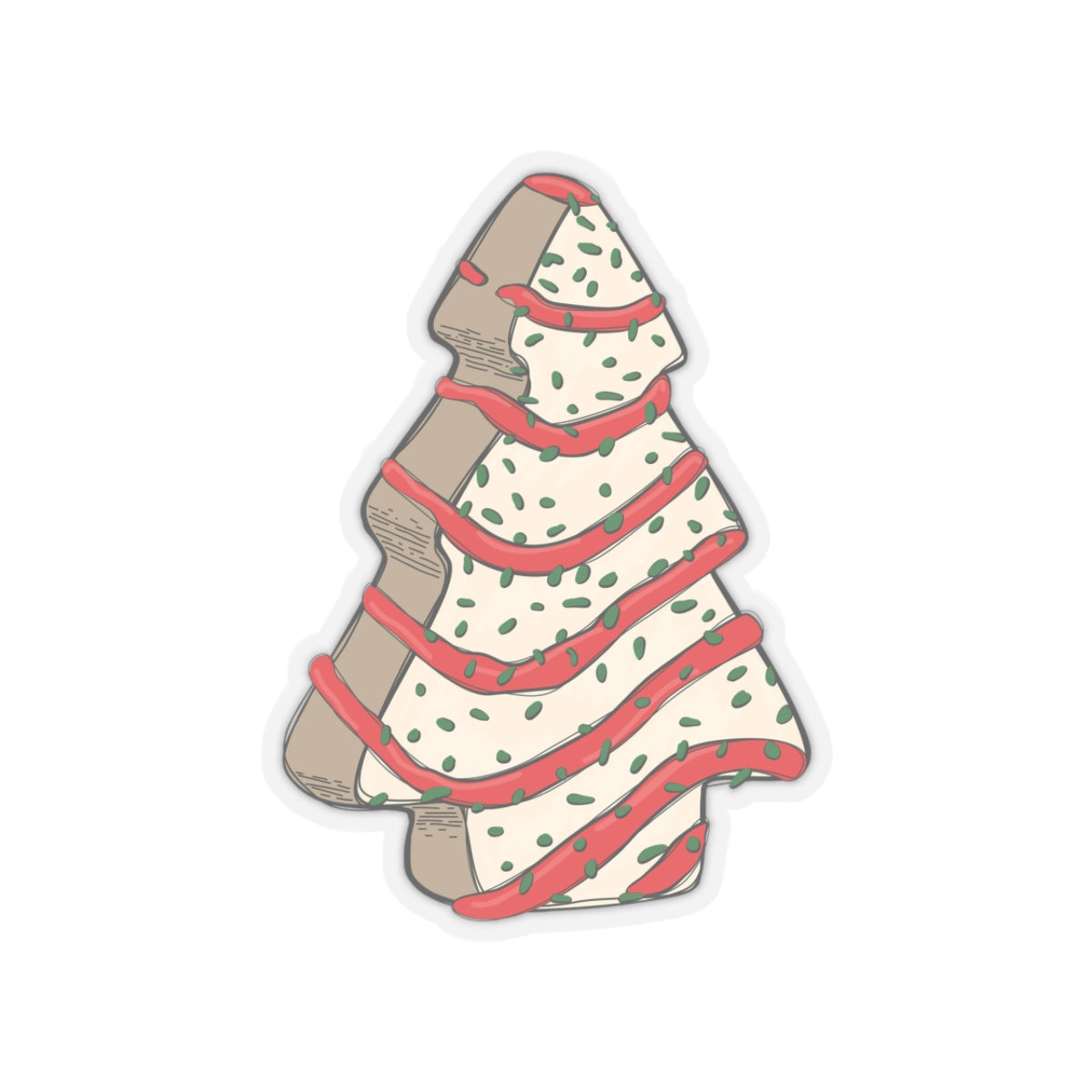 Christmas Cookie Indoor Vinyl Sticker