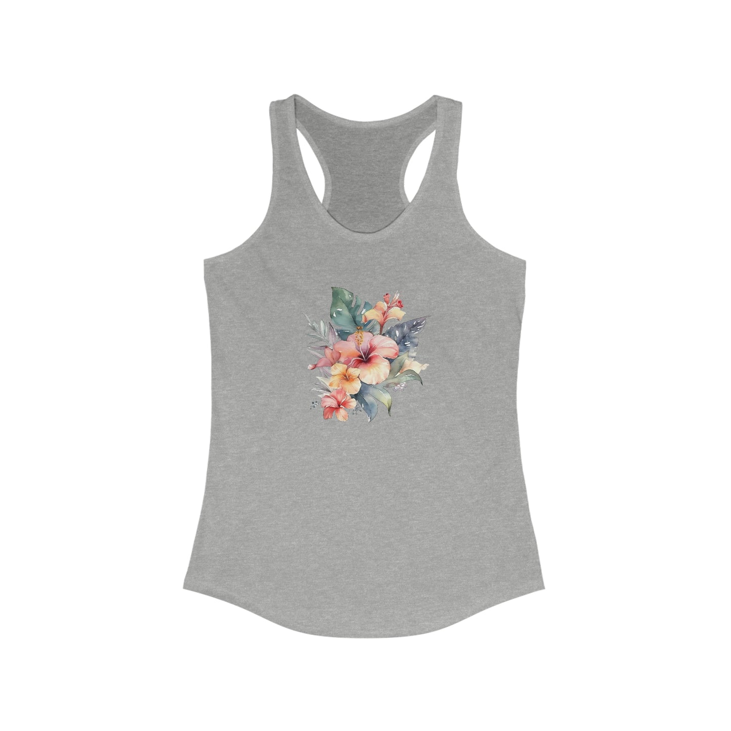 Island Flowers Racerback Tank