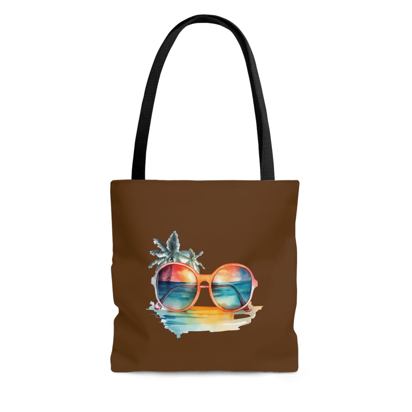 Sunglasses and Palm Trees Tote Bag