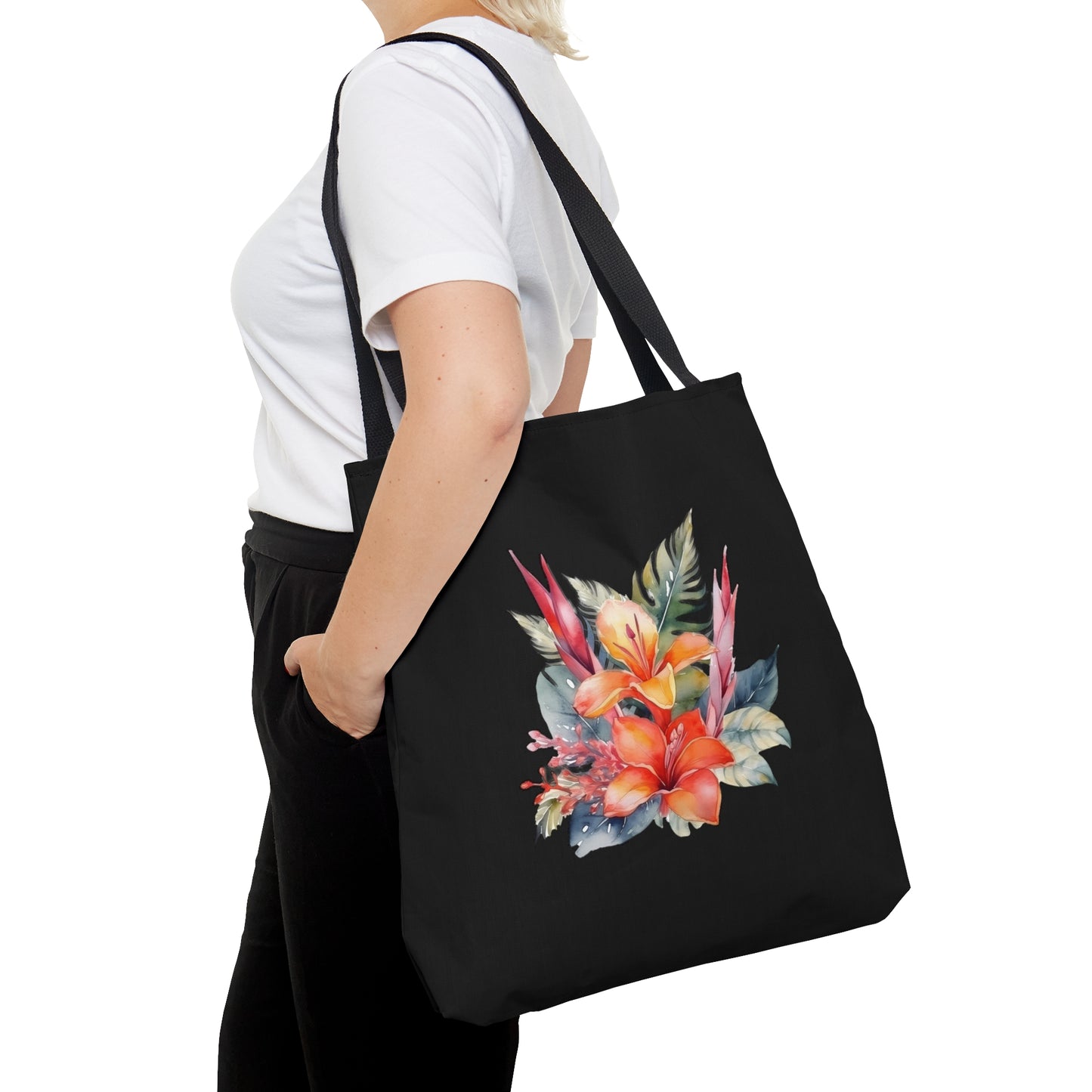 Beautiful Island Flowers Tote Bag