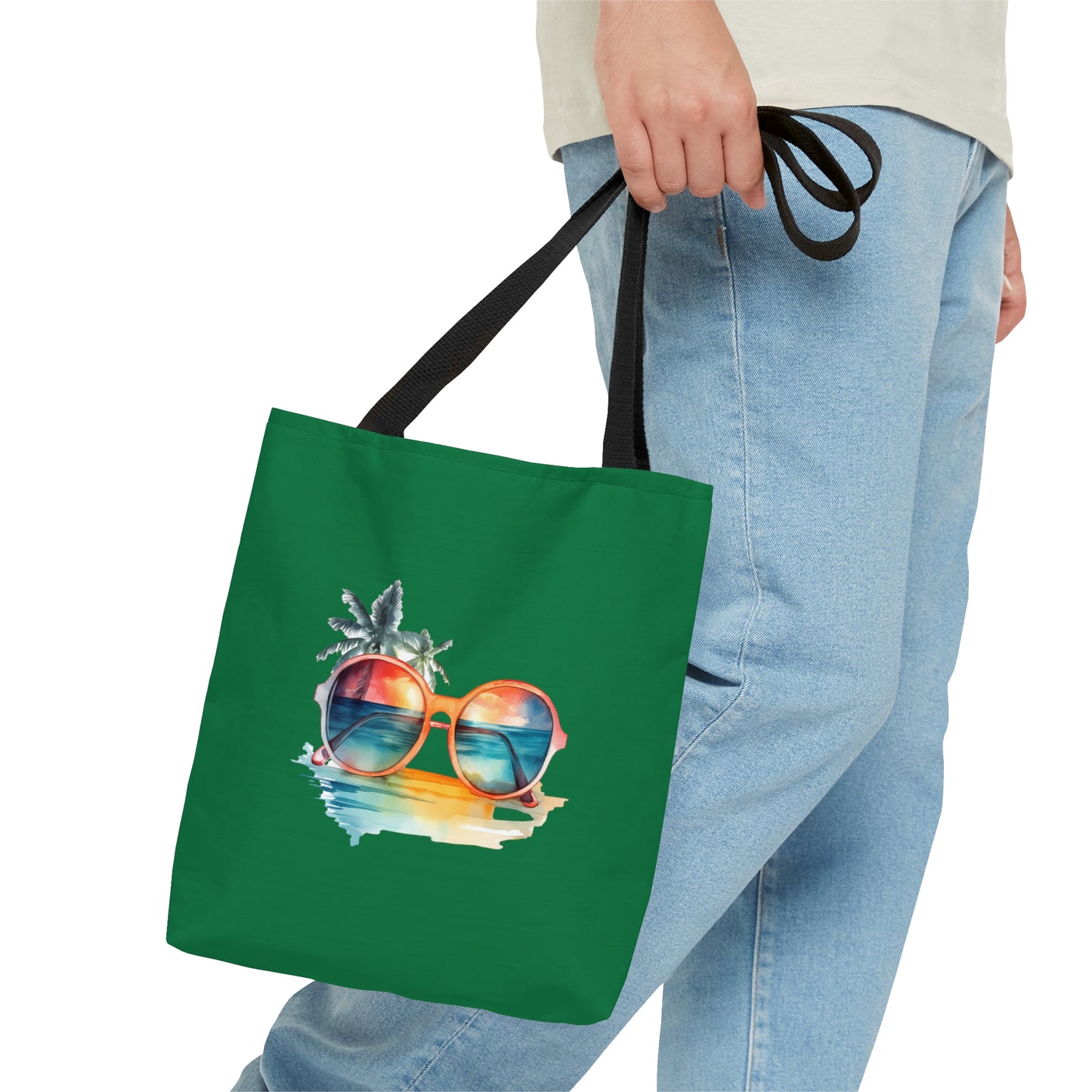 Sunglasses and Palm Trees Tote Bag