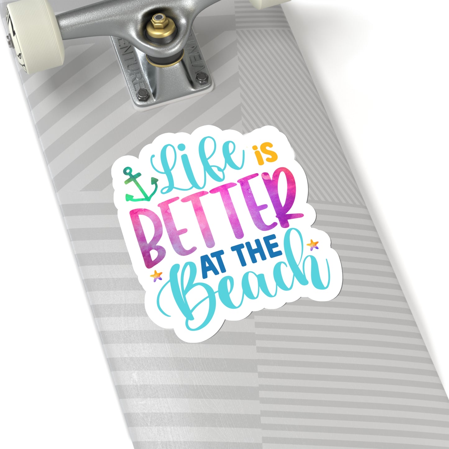 Life is Better at the Beach Indoor Vinyl Sticker