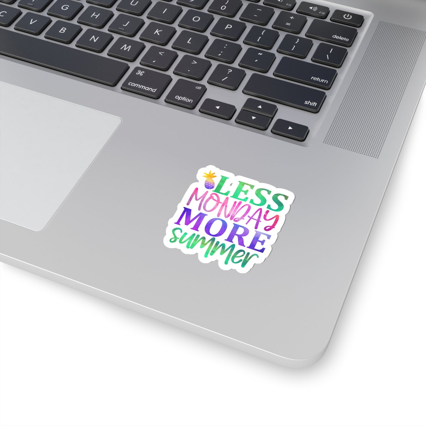 Less Monday More Summer Indoor Vinyl Sticker