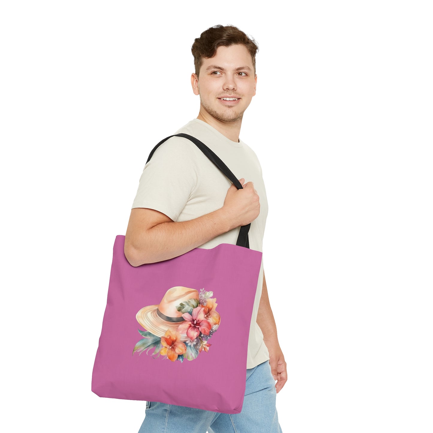 Flowers and Hat Tote Bag