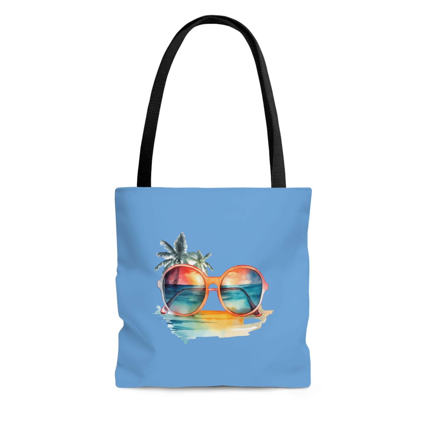 Sunglasses and Palm Trees Tote Bag