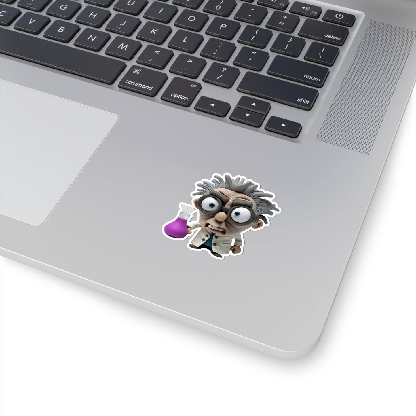 Halloween Mad Scientist Indoor Vinyl Sticker