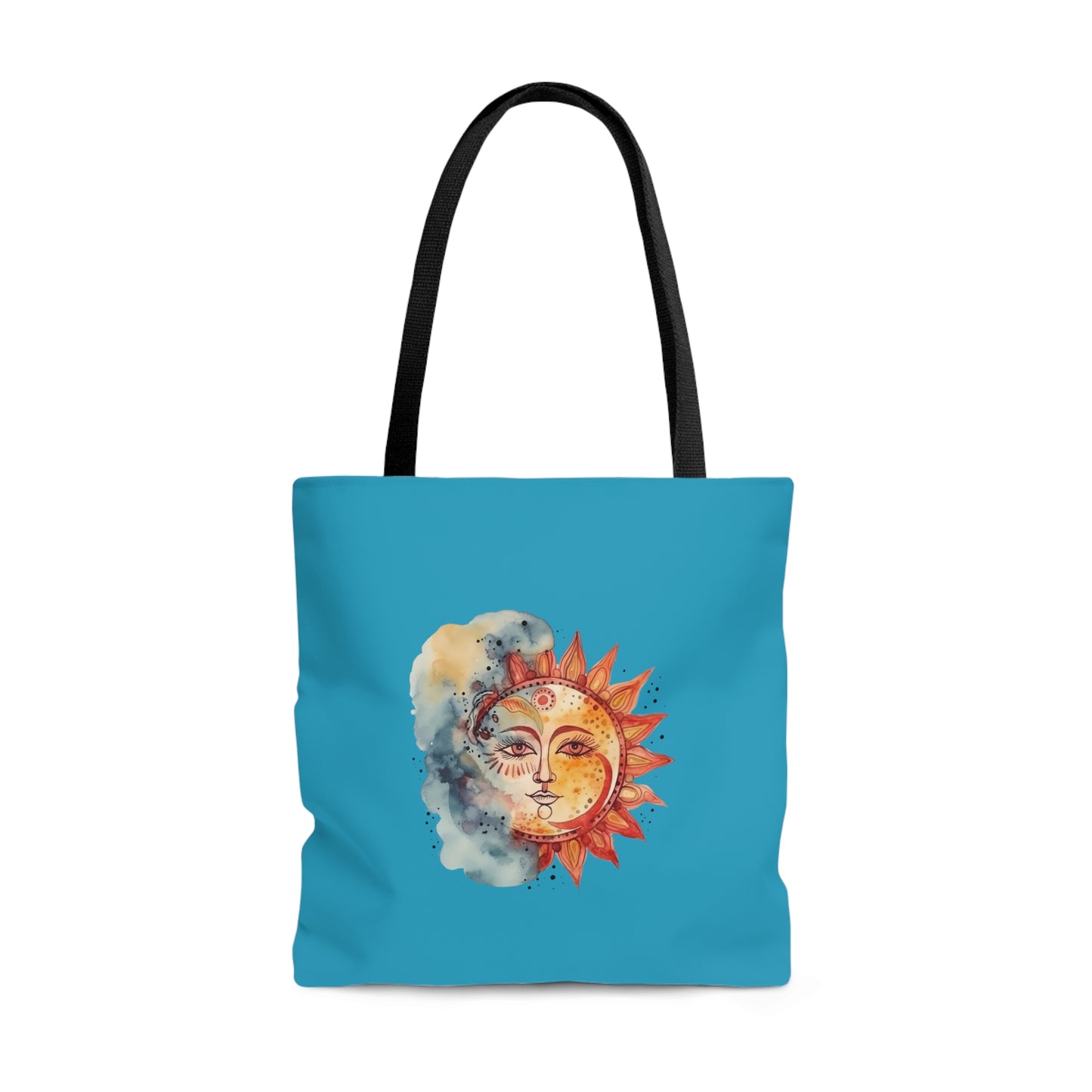 Sun and Watercolor Tote Bag