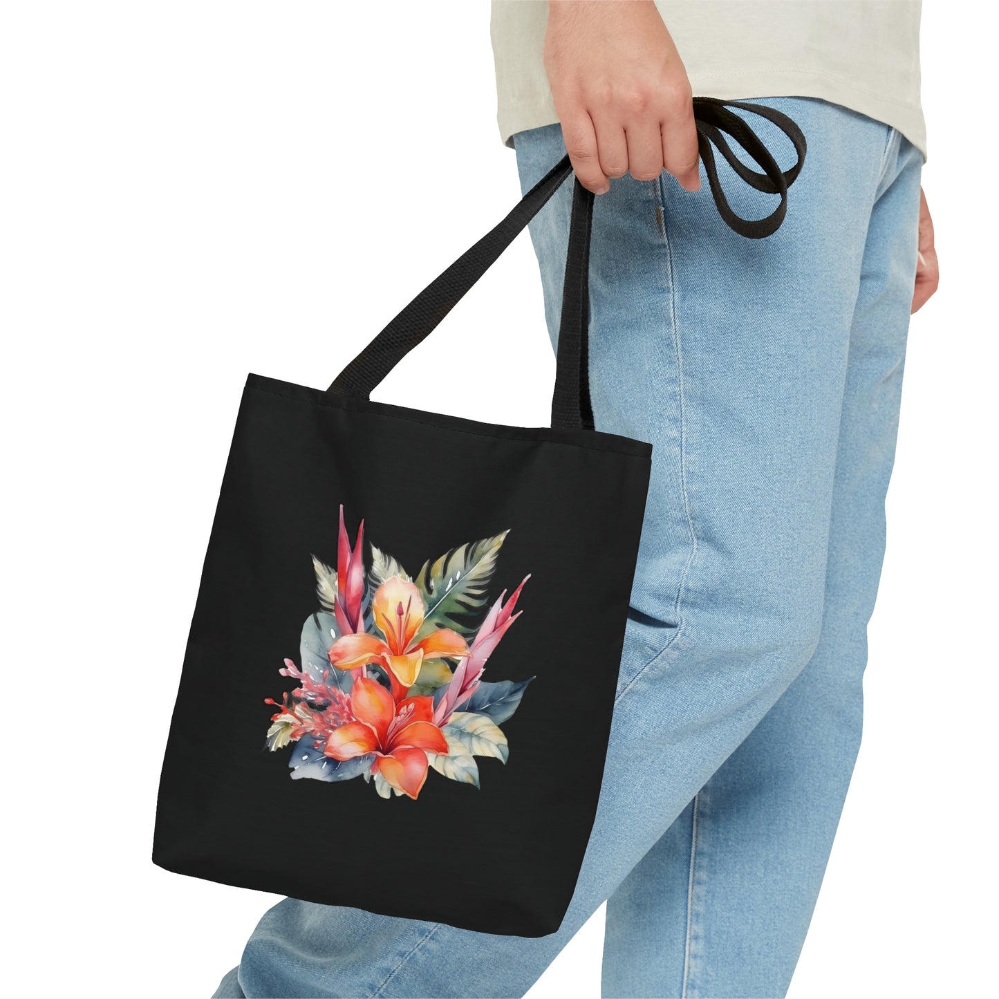 Beautiful Island Flowers Tote Bag