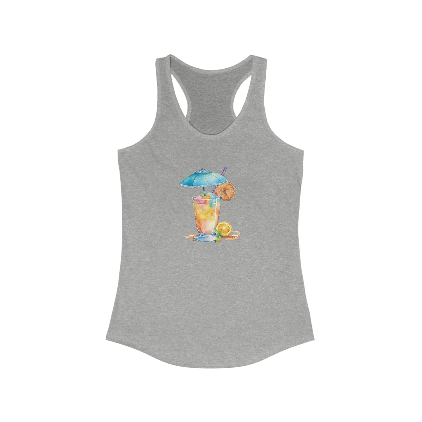 Umbrella Drink Racerback Tank