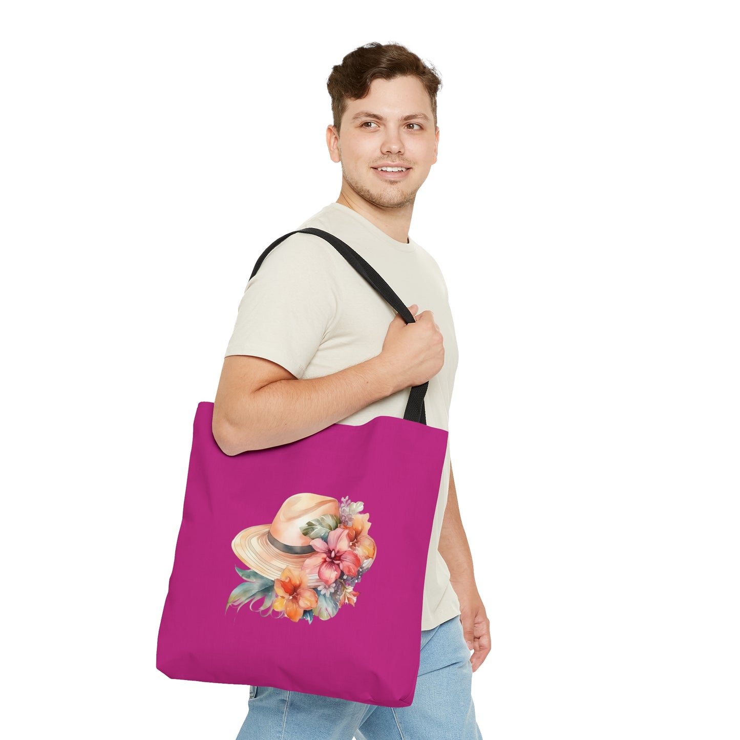 Flowers and Hat Tote Bag