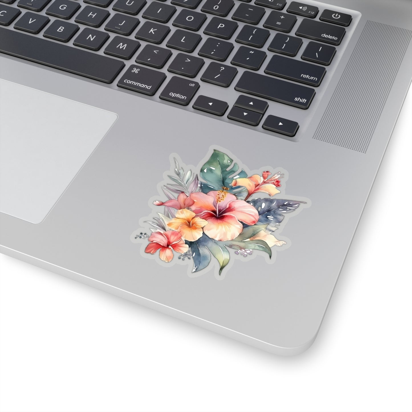 Island Flowers Vinyl Indoor Sticker