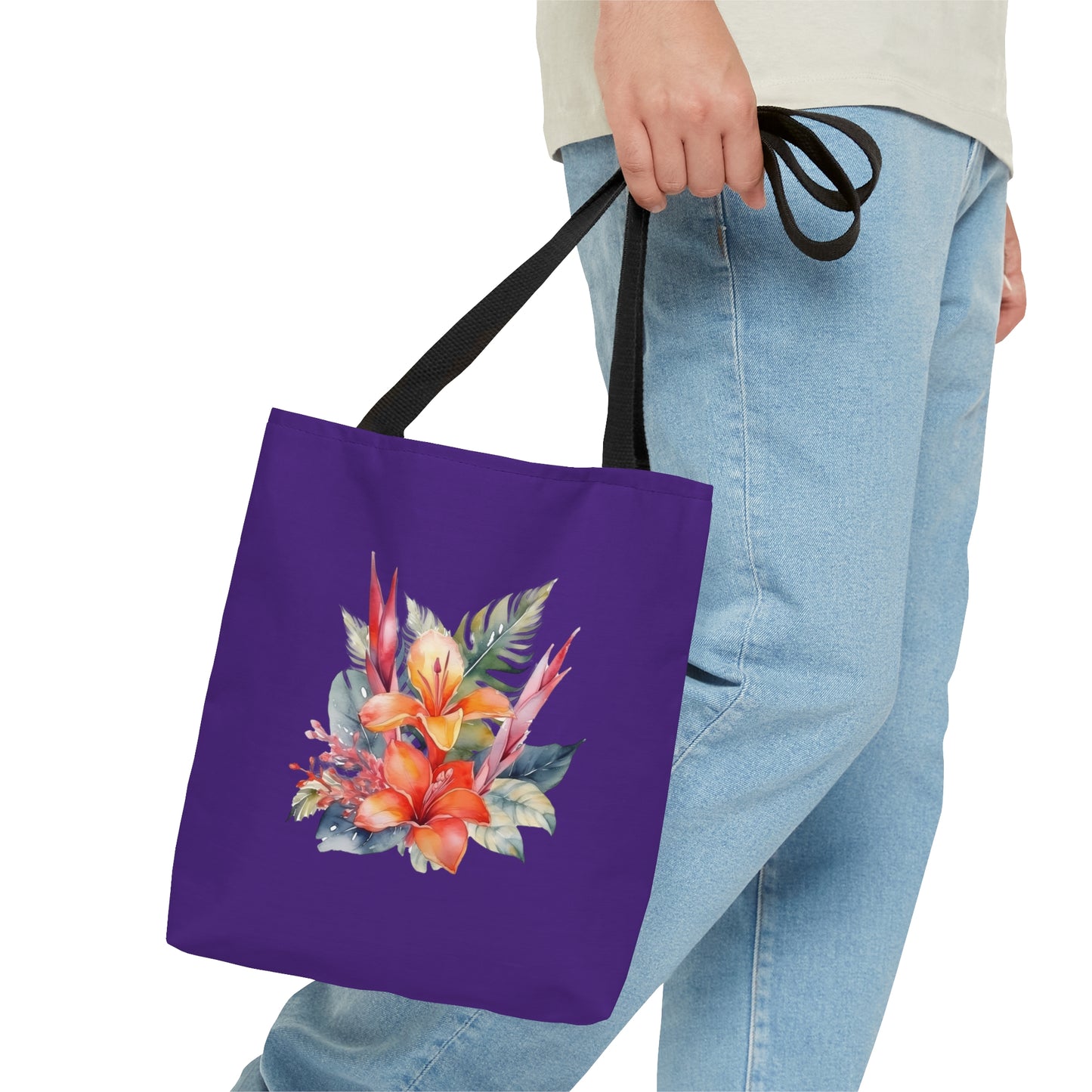 Beautiful Island Flowers Tote Bag