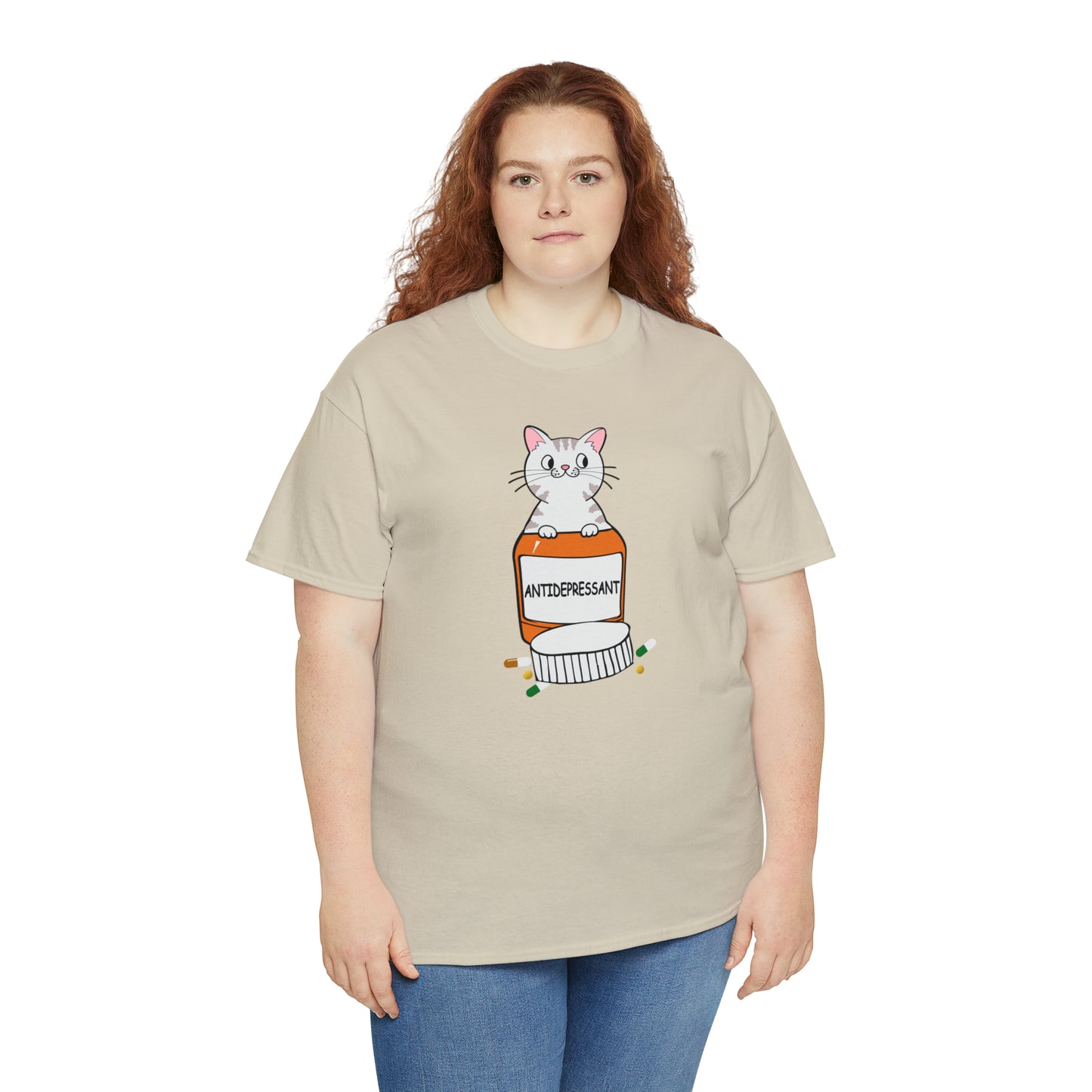 Antidepressant Cat Shirt