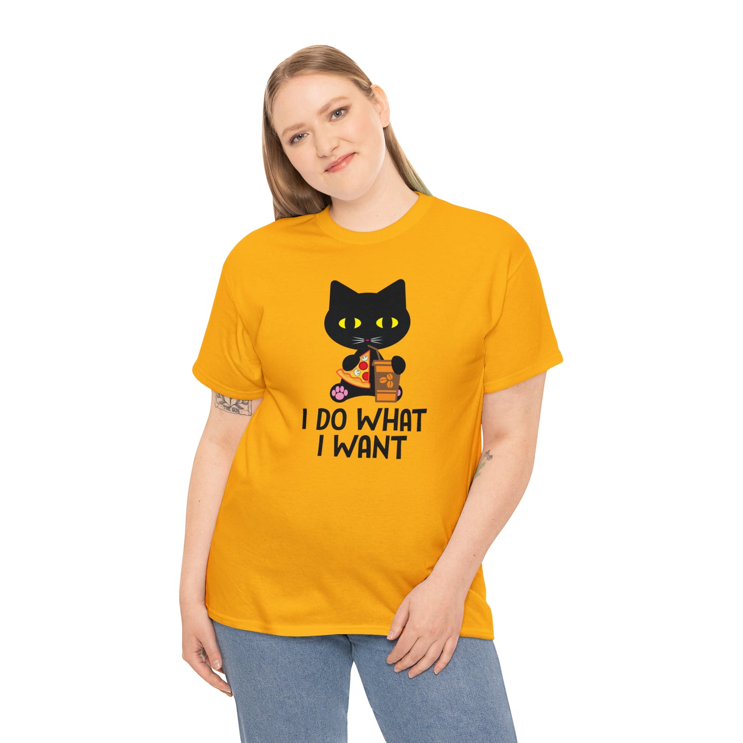 I do what I want Cat Shirt