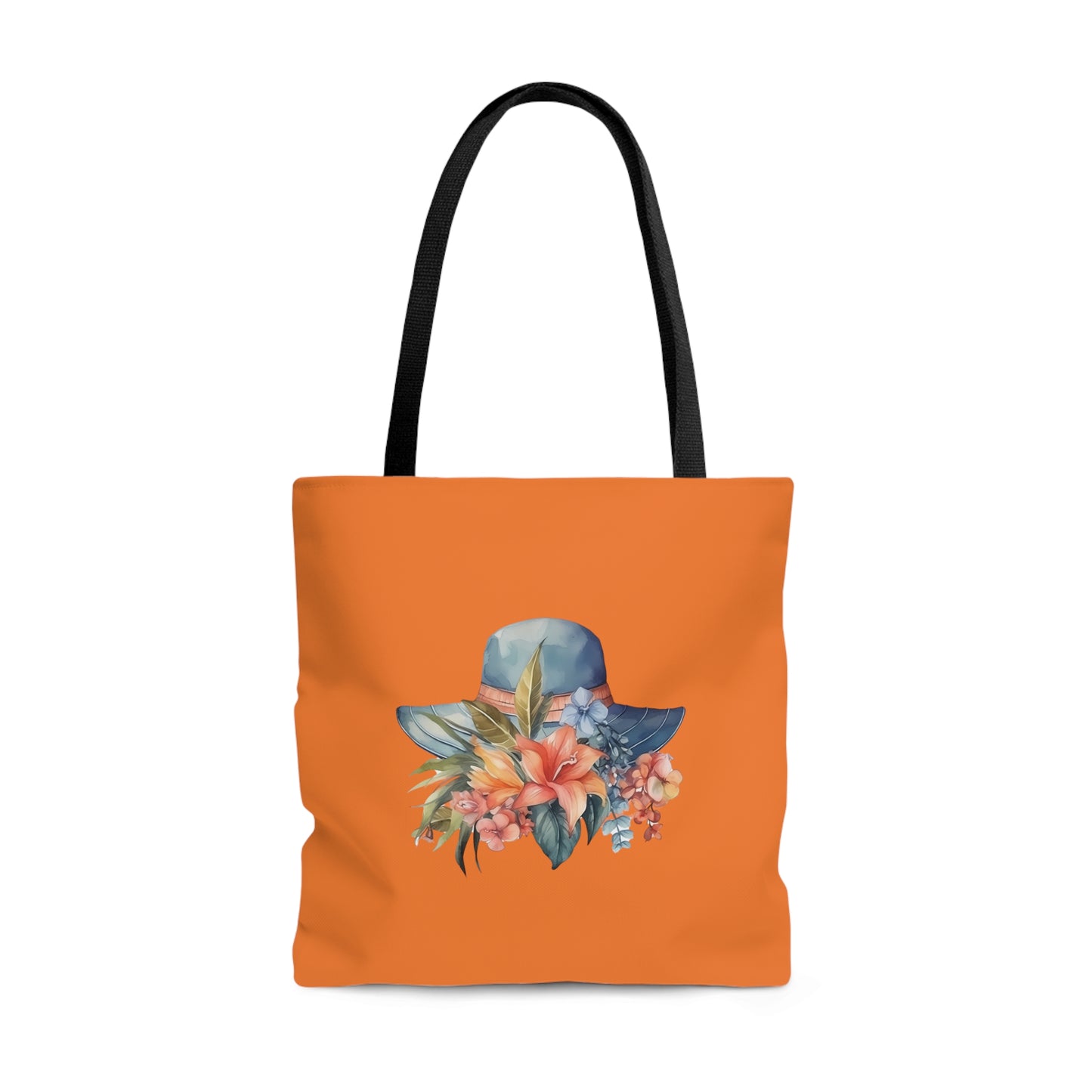 Hat and Flowers Tote Bag