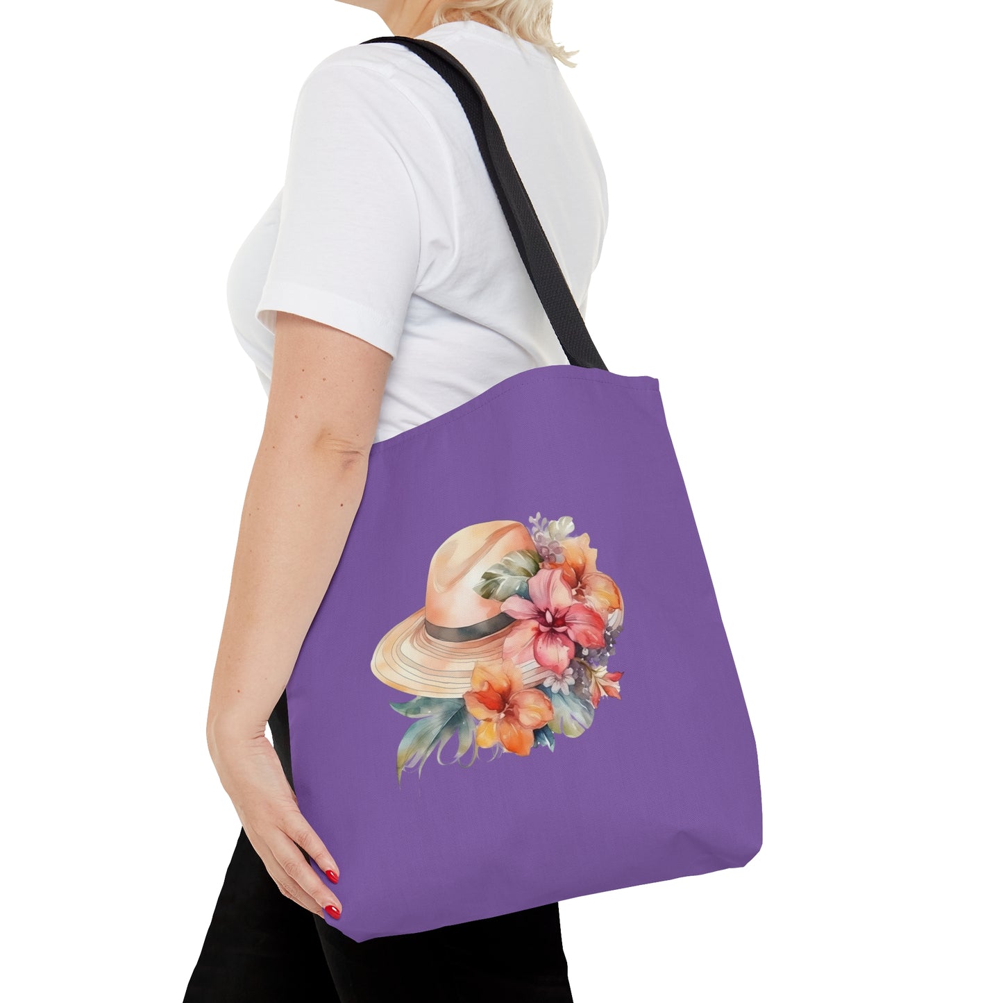 Flowers and Hat Tote Bag