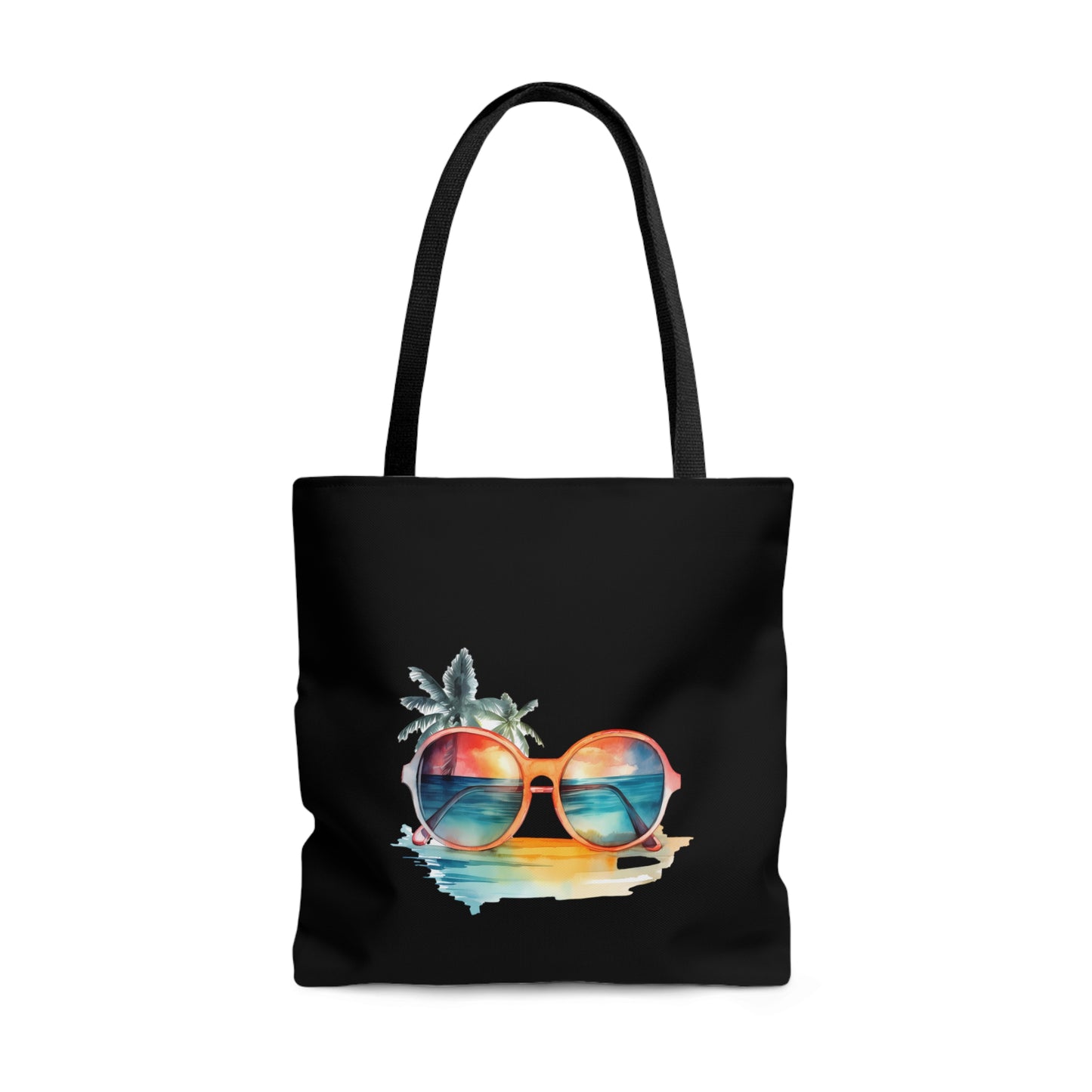 Sunglasses and Palm Trees Tote Bag