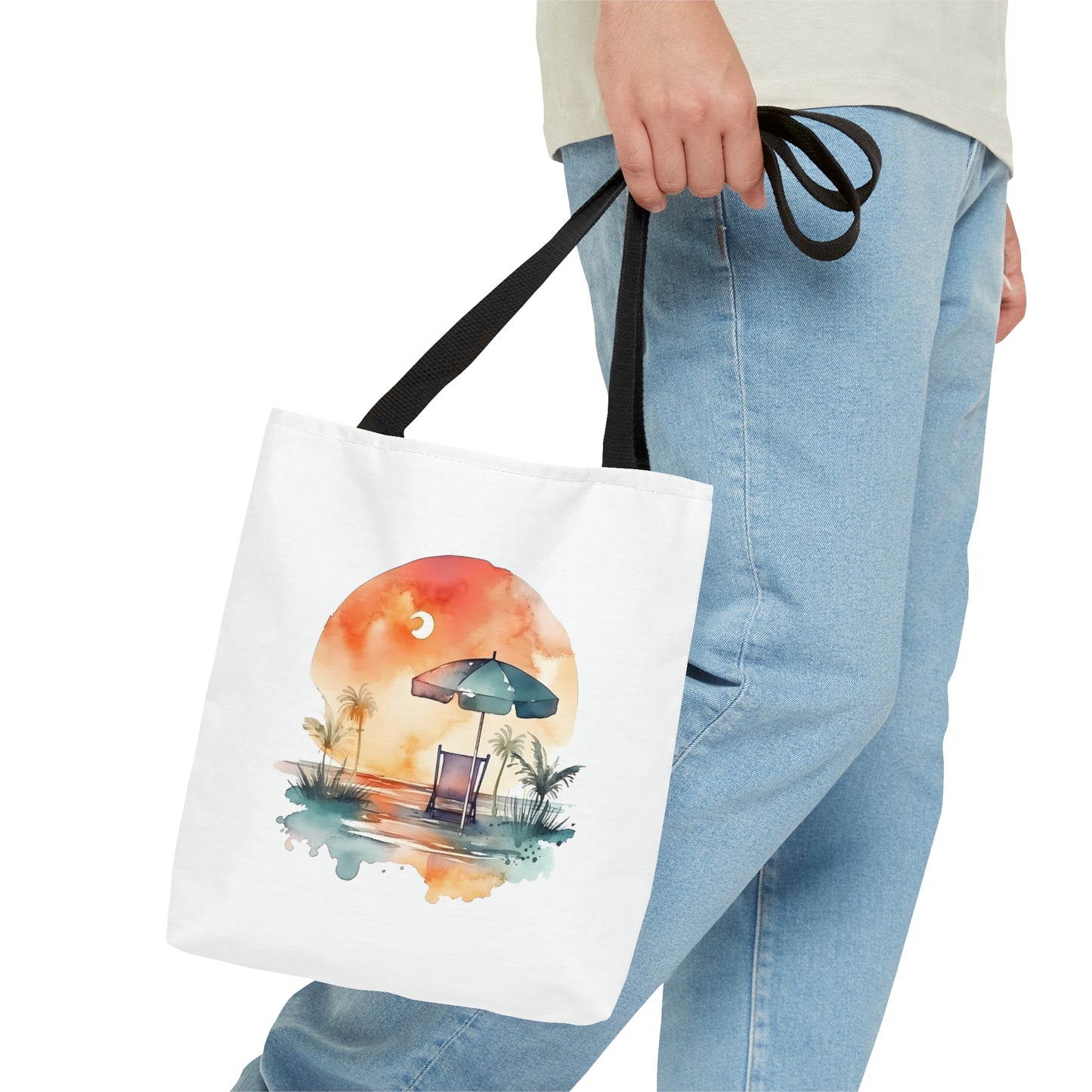 Beach Chair with Umbrella Tote Bag