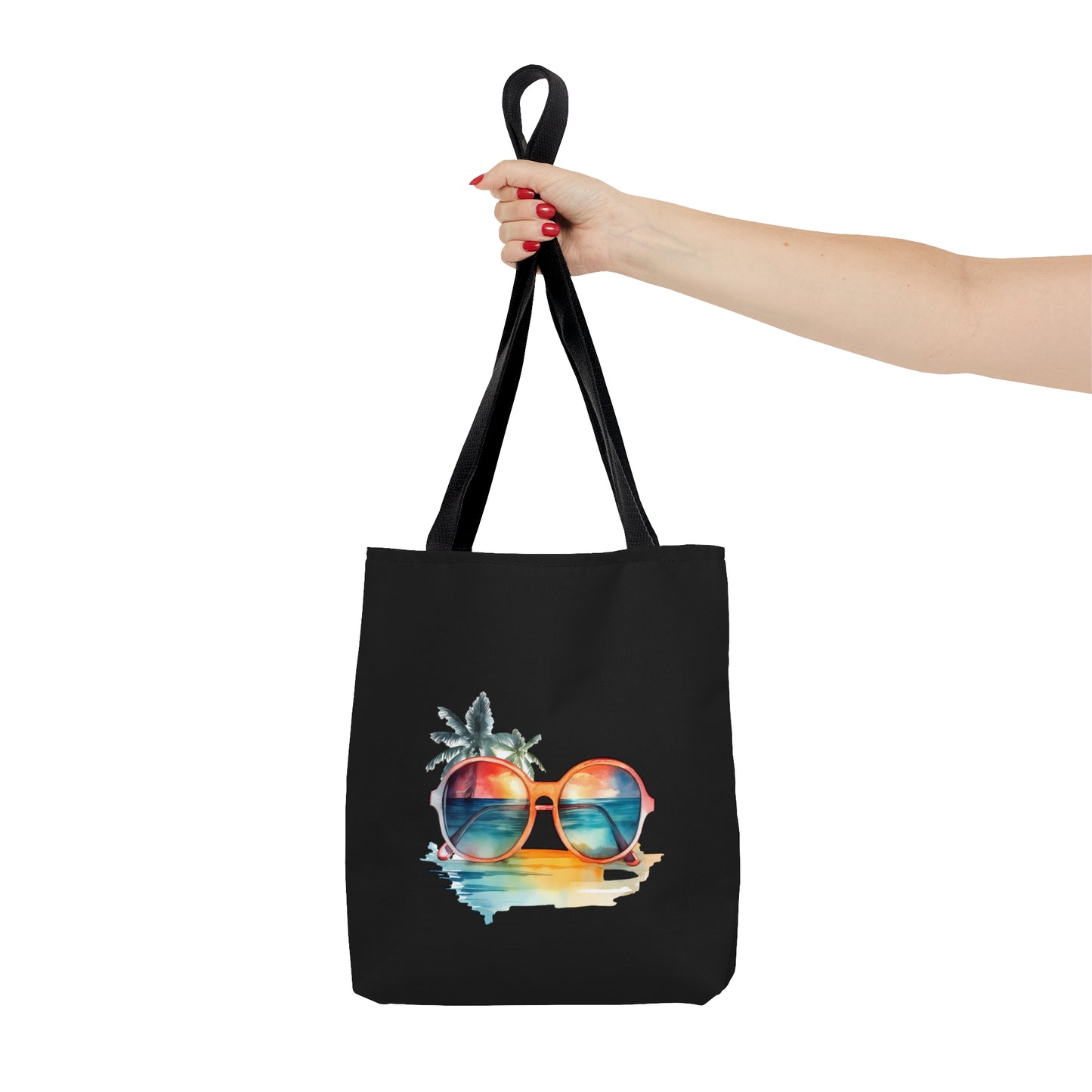 Sunglasses and Palm Trees Tote Bag