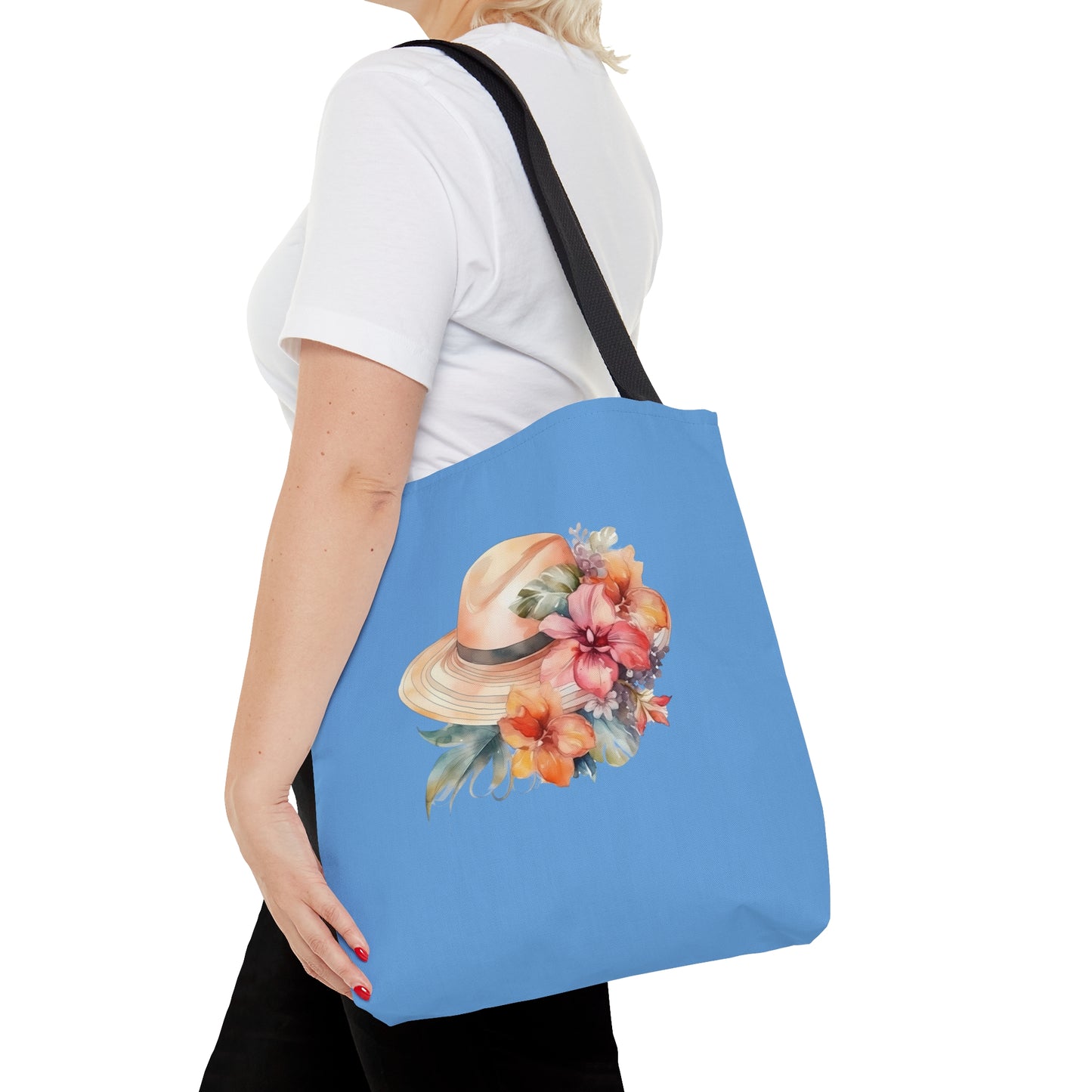 Flowers and Hat Tote Bag