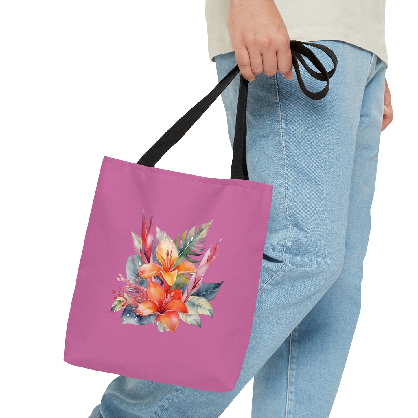 Beautiful Island Flowers Tote Bag