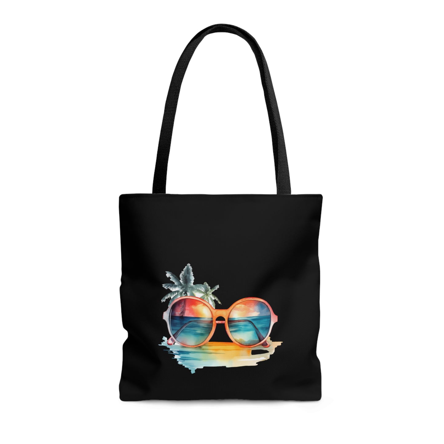 Sunglasses and Palm Trees Tote Bag