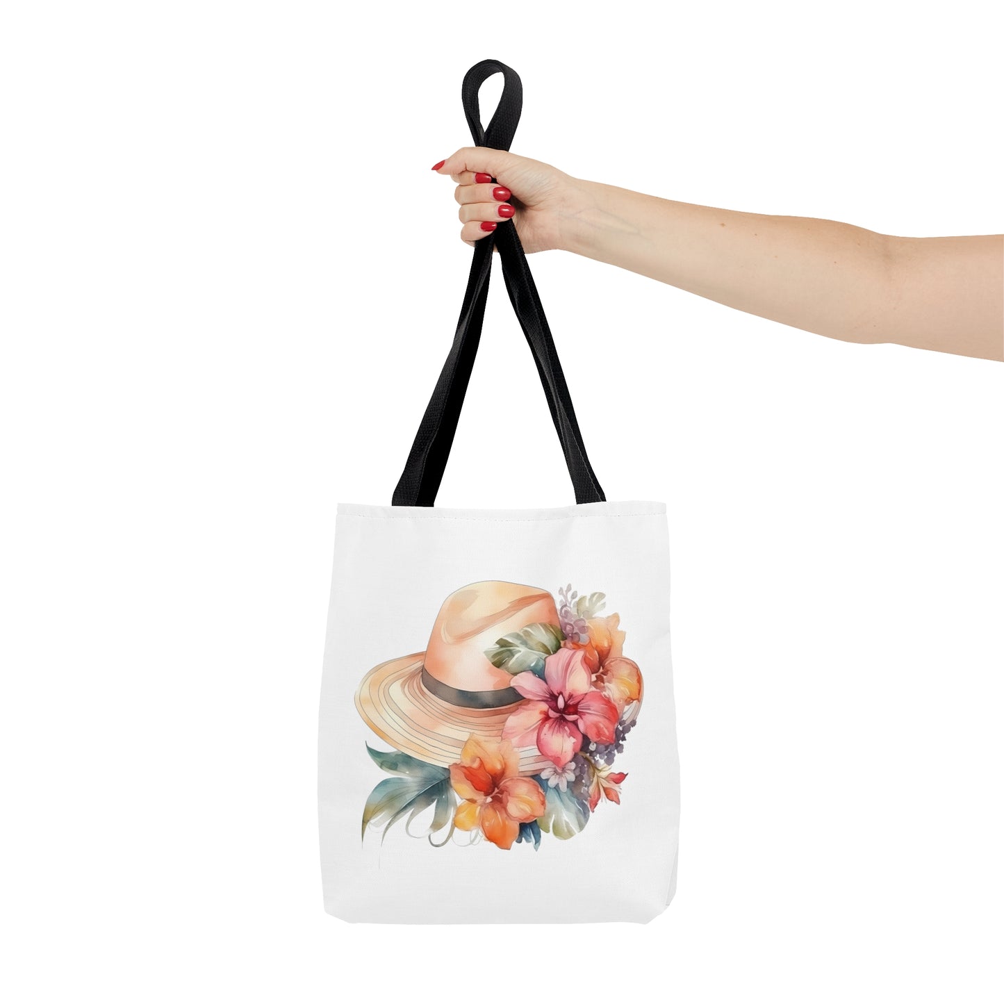 Flowers and Hat Tote Bag