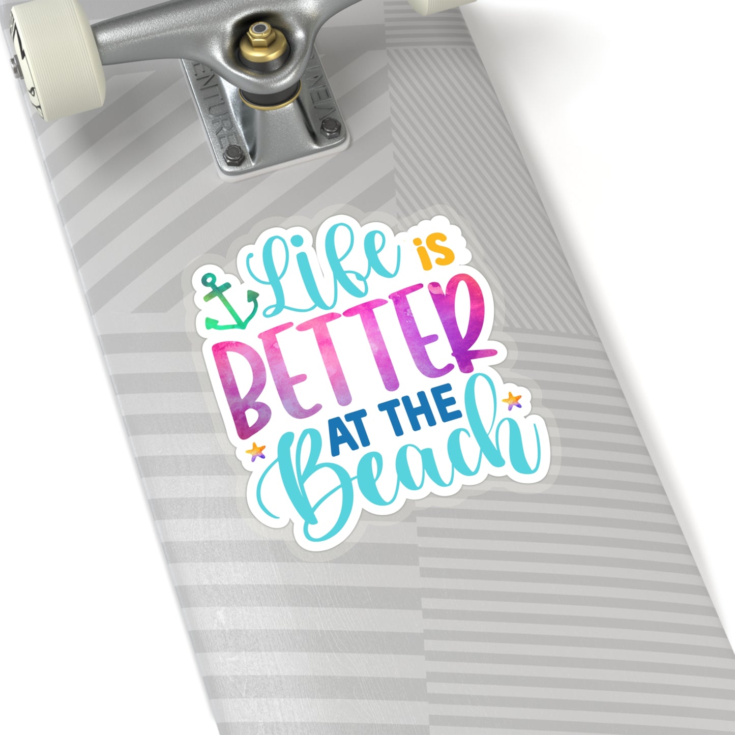 Life is Better at the Beach Indoor Vinyl Sticker