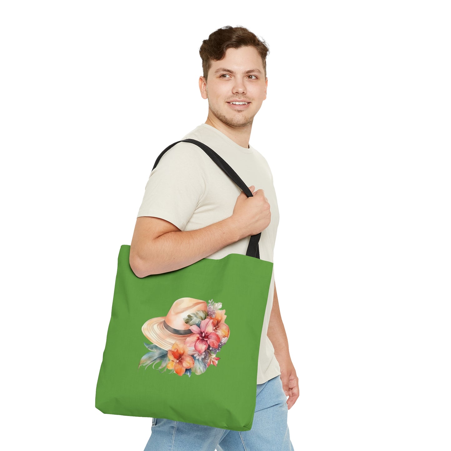 Flowers and Hat Tote Bag