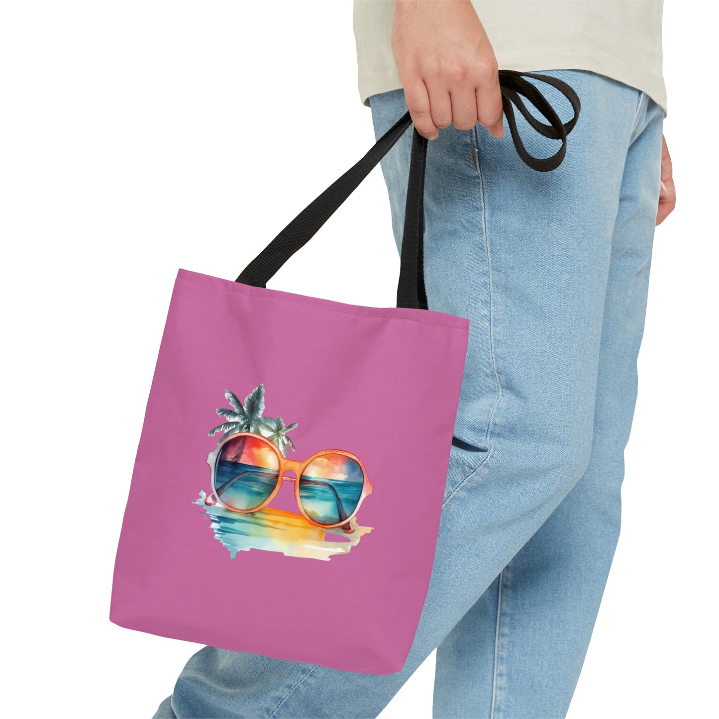 Sunglasses and Palm Trees Tote Bag