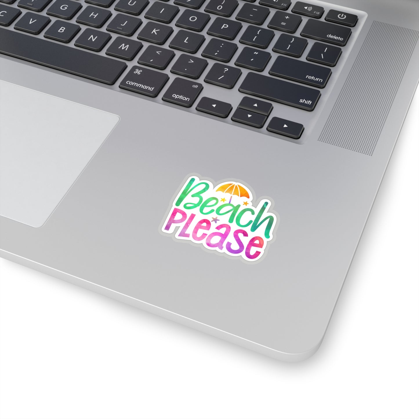 Beach Please Indoor Vinyl Sticker