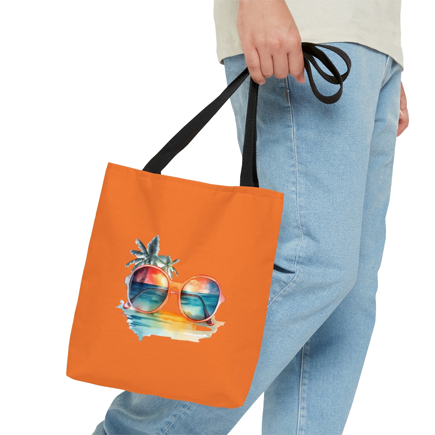 Sunglasses and Palm Trees Tote Bag