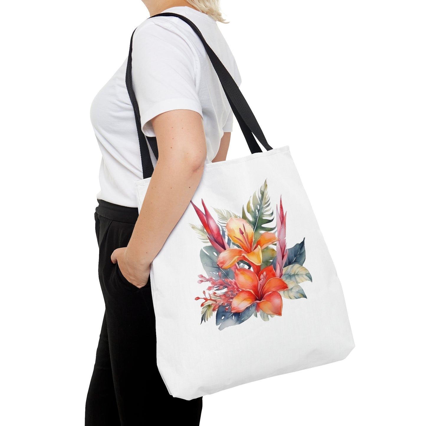 Beautiful Island Flowers Tote Bag