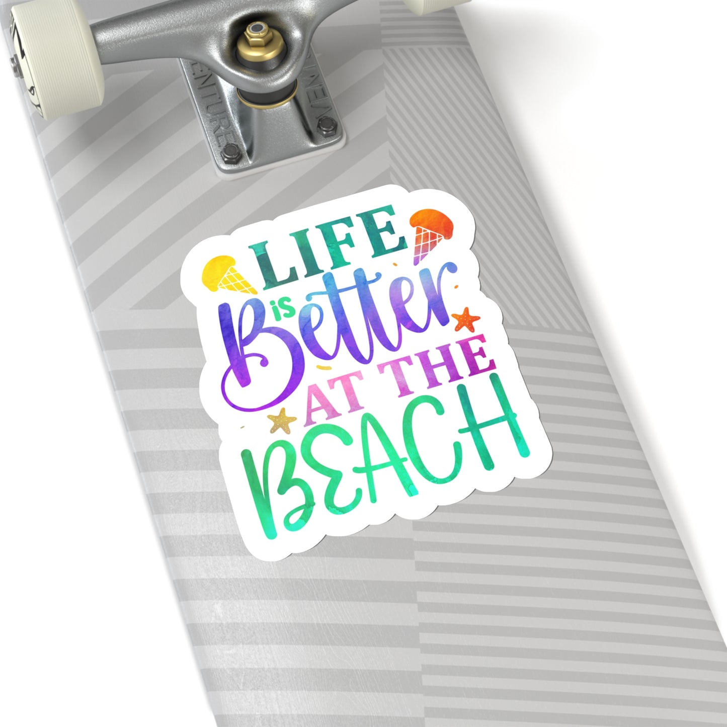 Life is Better at the Beach Indoor Vinyl Sticker