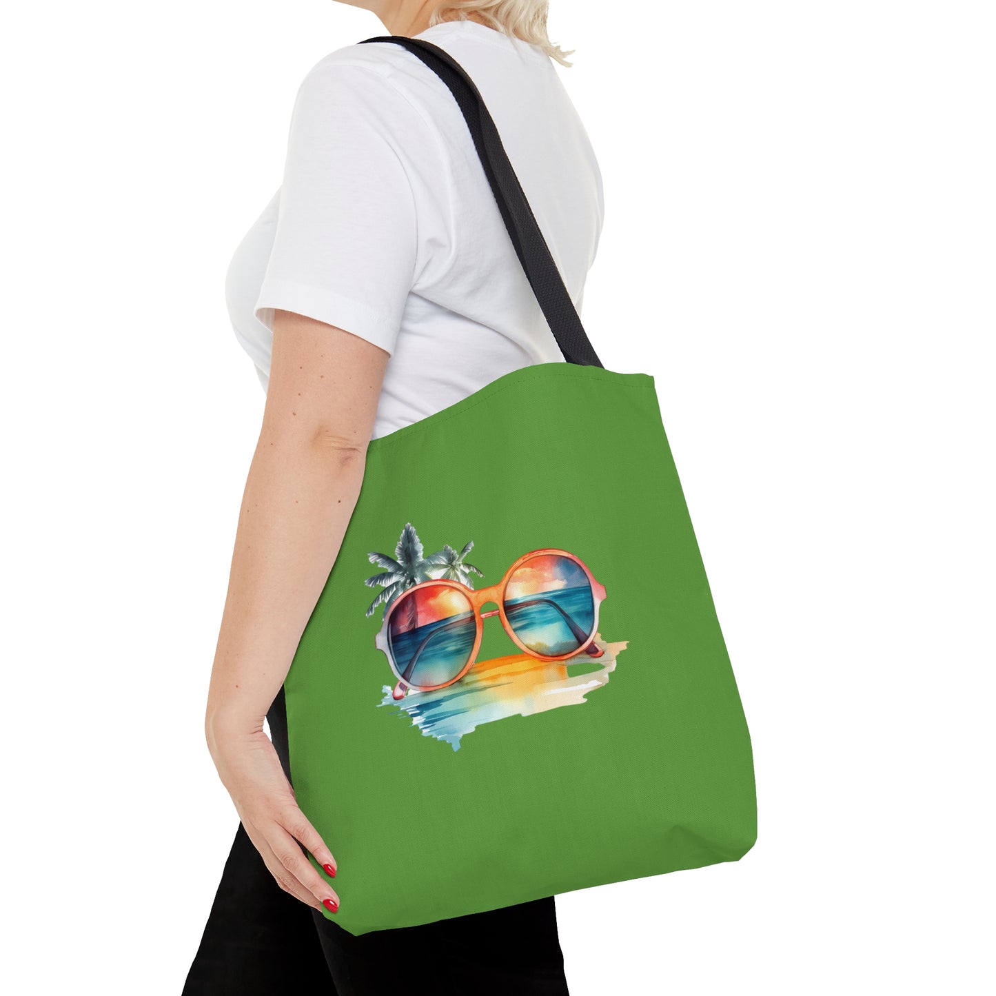 Sunglasses and Palm Trees Tote Bag