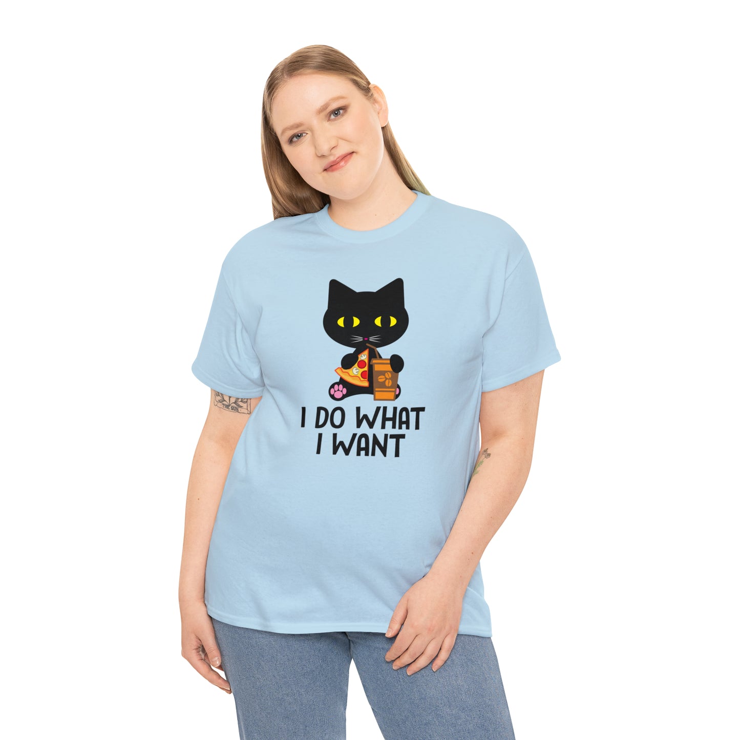 I do what I want Cat Shirt