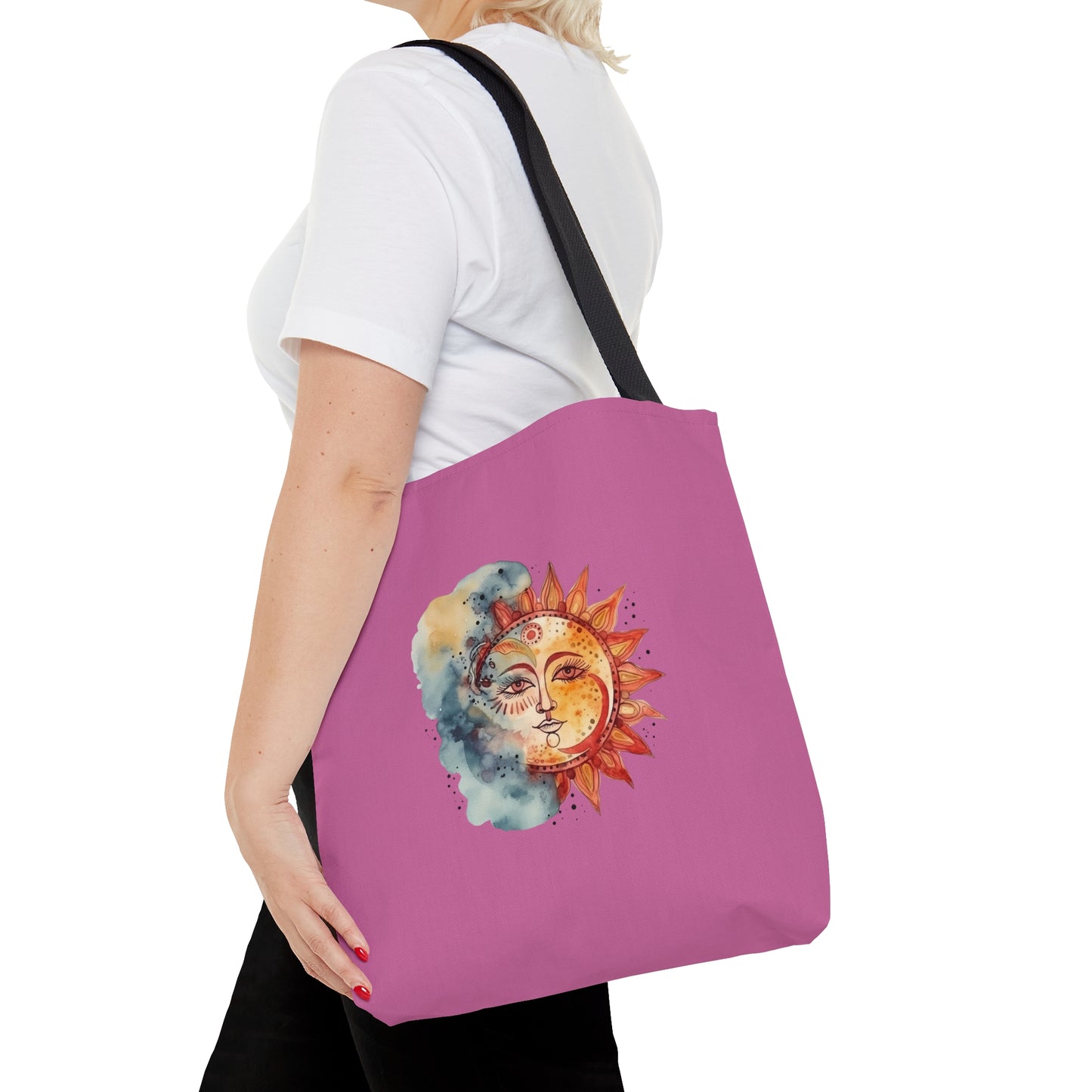 Sun and Watercolor Tote Bag