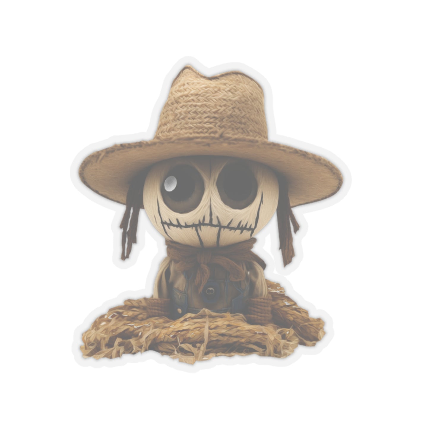 Halloween Scarecrow Indoor Vinyl Sticker