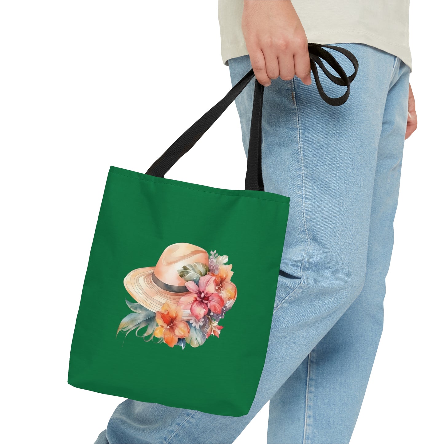 Flowers and Hat Tote Bag