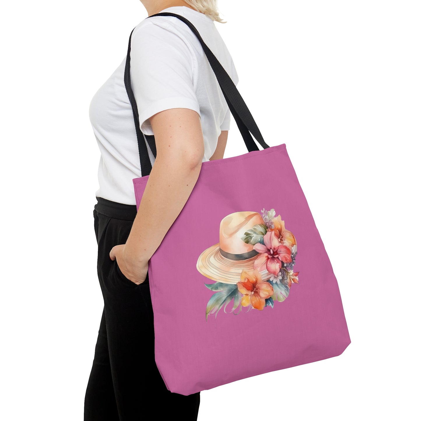 Flowers and Hat Tote Bag